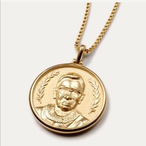 Ruth bader Ginsburg necklace awe inspired